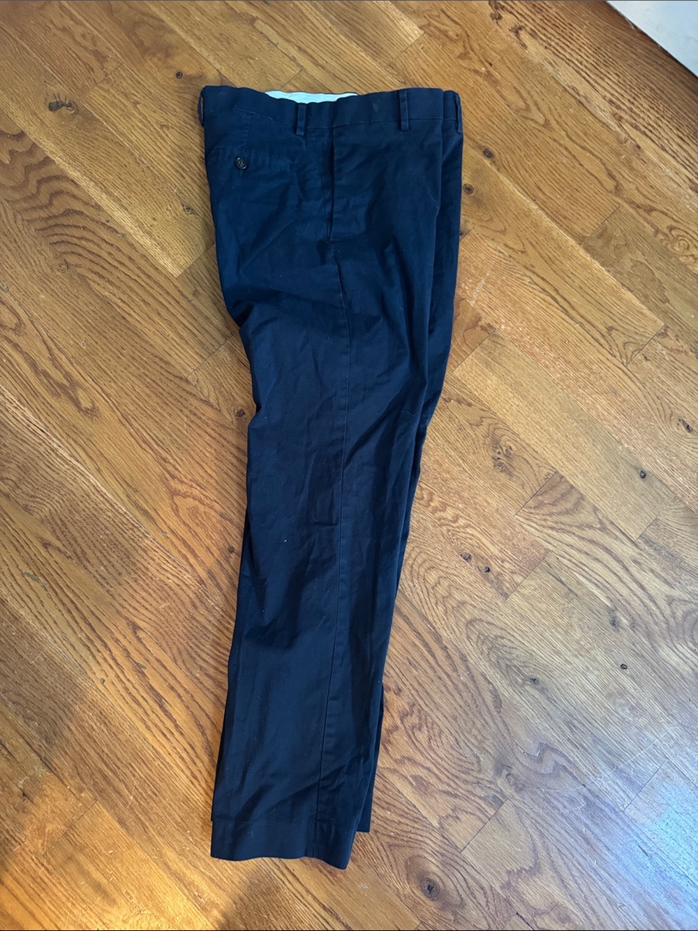 Men's Navy Chino Pants - Classic Tailored Fit
